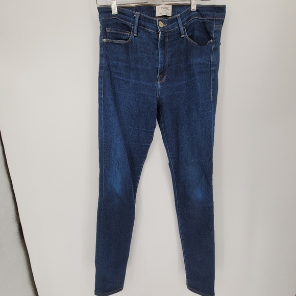 FRAME Forever Karlie Skinny High-Rise Jeans size 30 - Picture 2 of 6